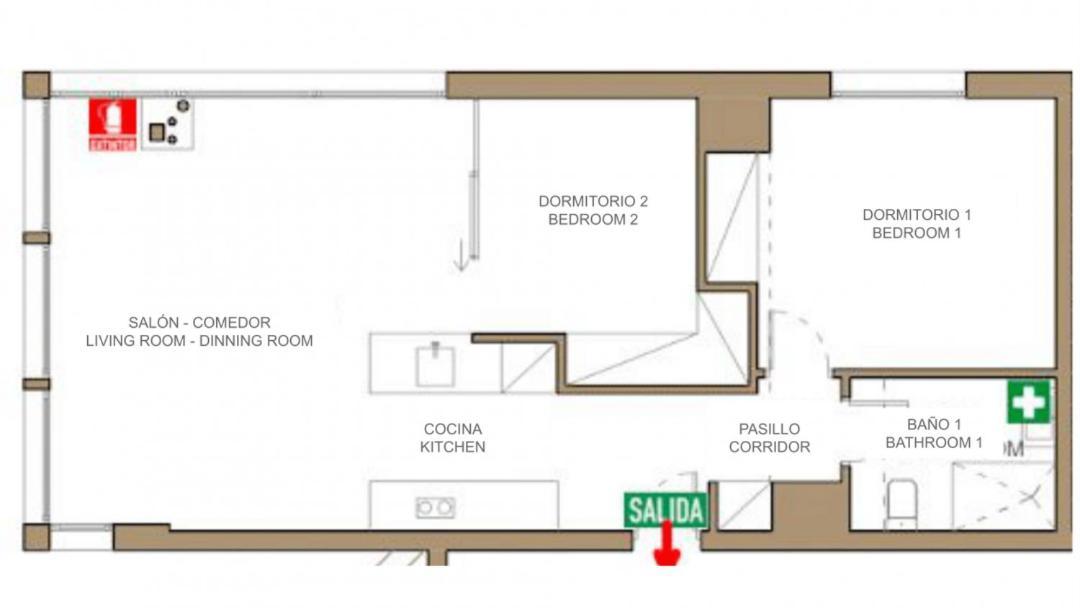 2 Bedrooms 1 Bathroom Furnished - Justicia - Incredible Views - Mintystay Madrid Exteriör bild